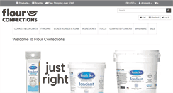 Desktop Screenshot of flourconfections.com